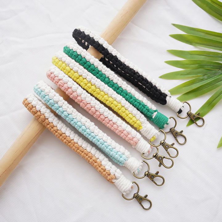 Macramé Keychain Holder