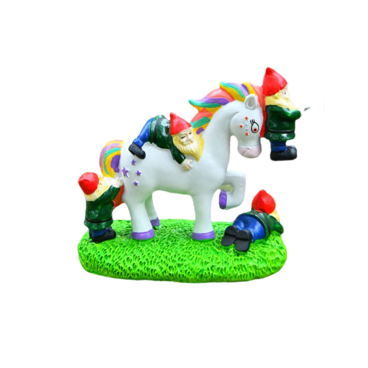 Playful Garden Gnome Figurine