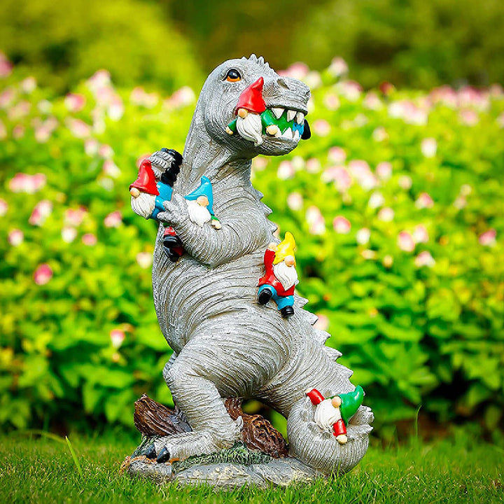 Whimsical Dinosaur Garden Figurine