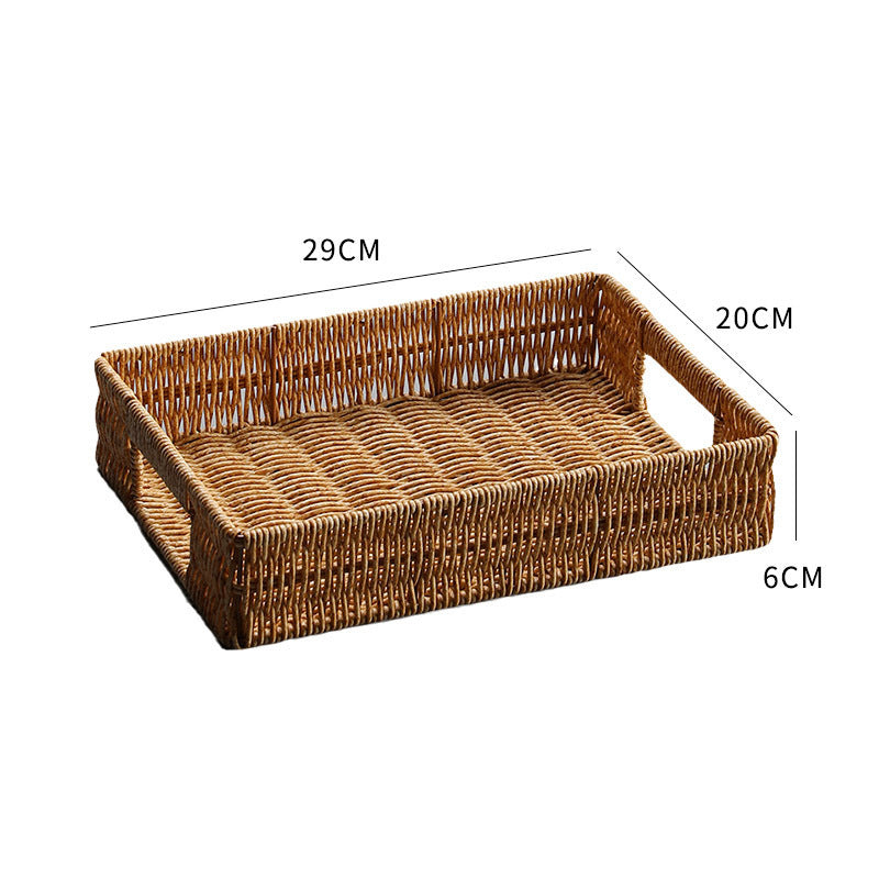Handcrafted Wicker Storage Basket