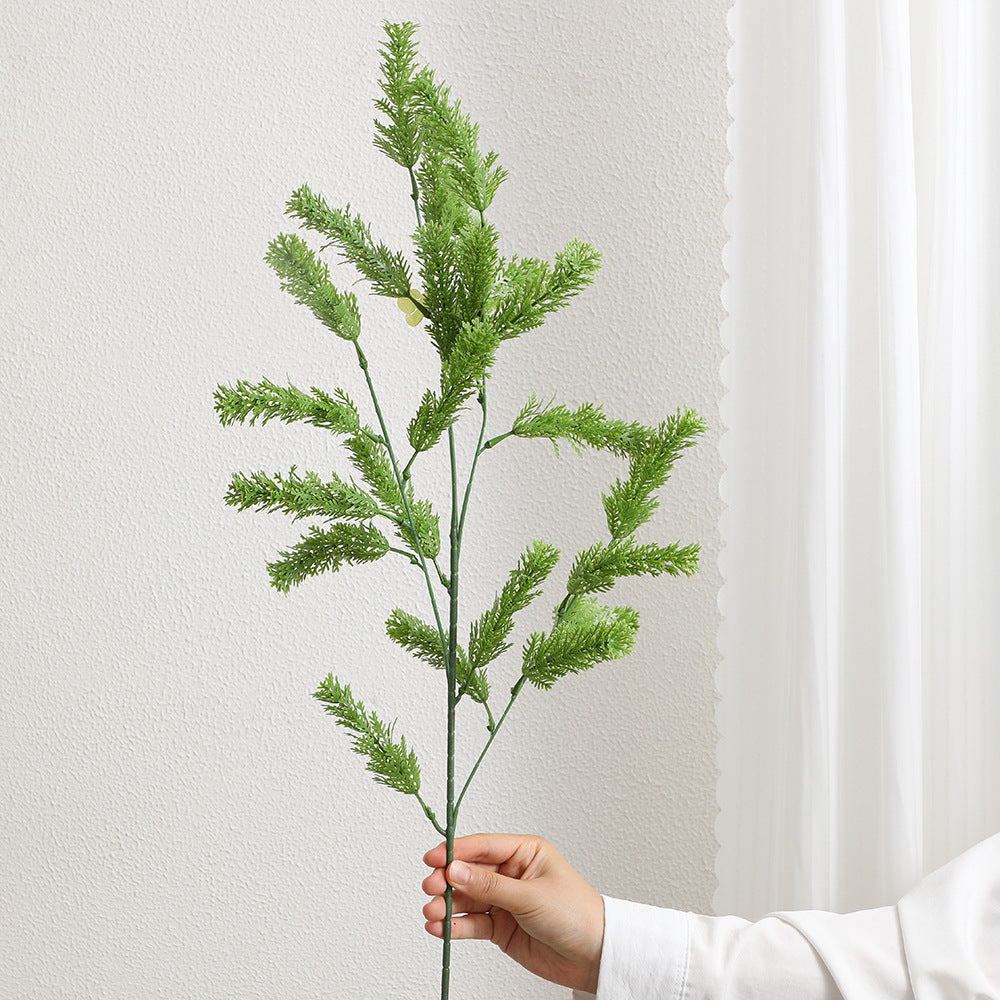 Decorative artificial branch with filigree, curved twigs