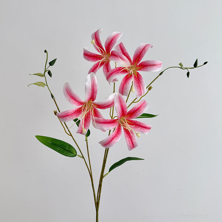 Artificial lily bouquet with detail-loving flowers