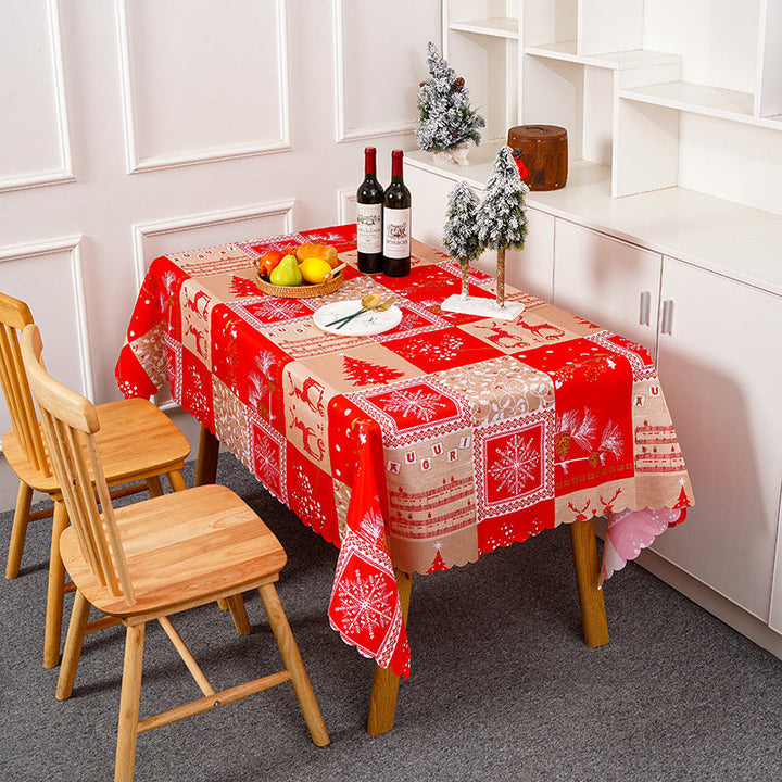 Festive tablecloth with Christmas motif