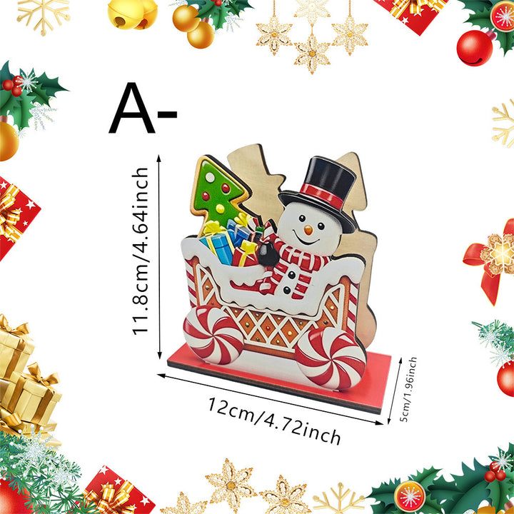 Christmas decoration with gingerbread house motifs