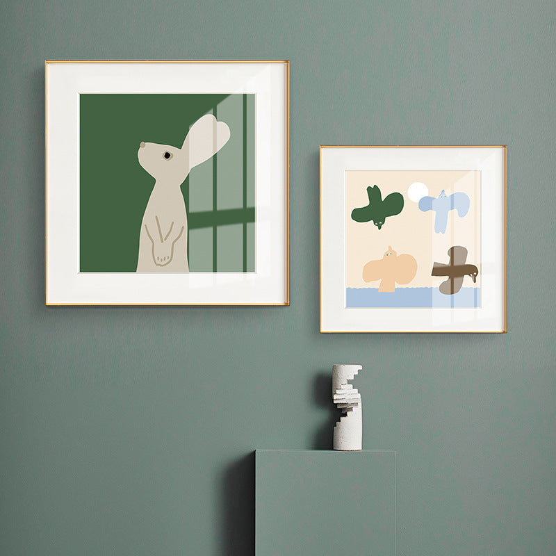 Framed Bear-Themed Art Print