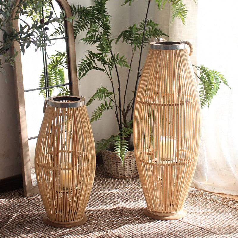 Elegant Rattan Lantern