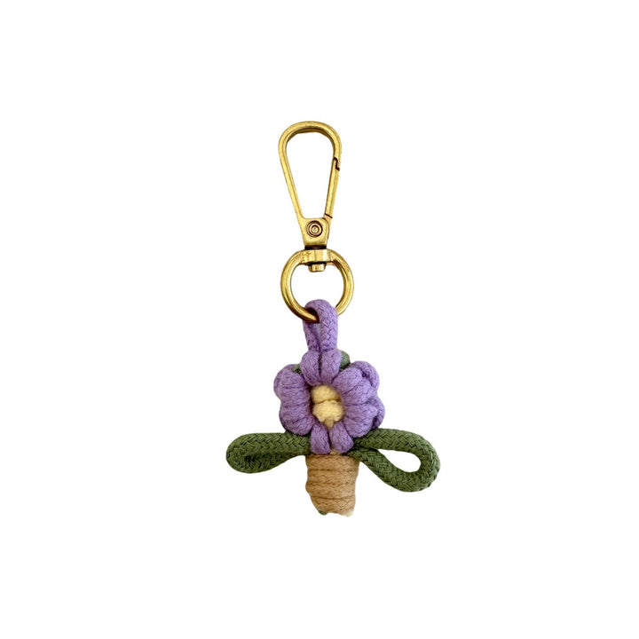 Decorative Floral Keychain