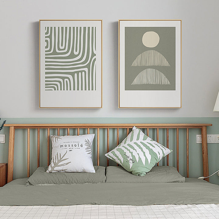 Abstract Wave Design Framed Wall Art