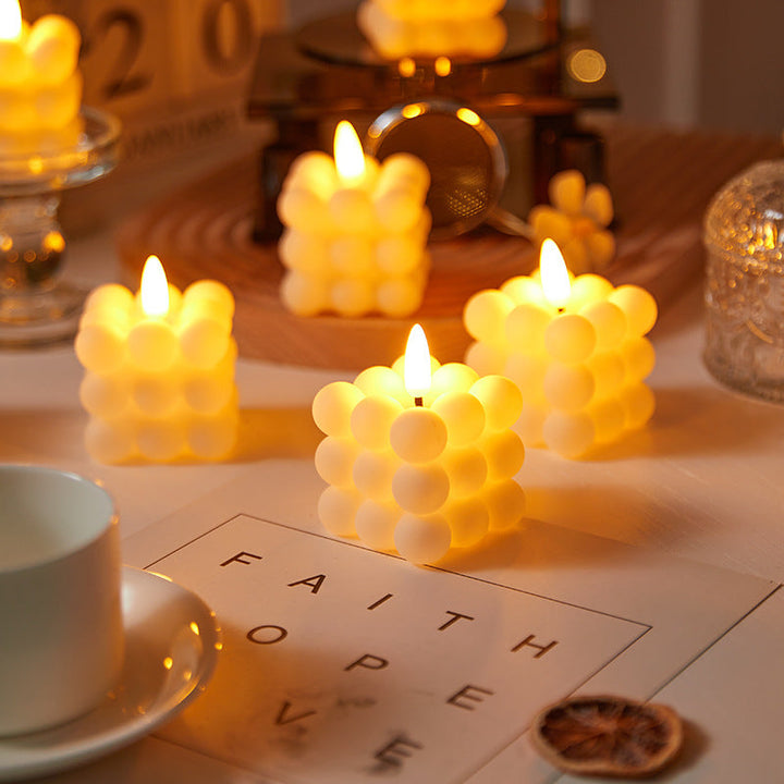 Elegant LED Tea Lights with Curved Design