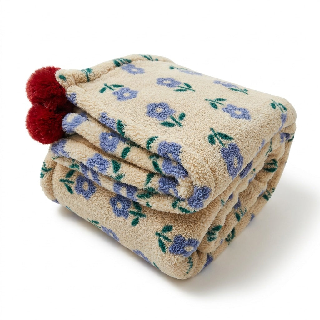 Cozy Floral Blanket