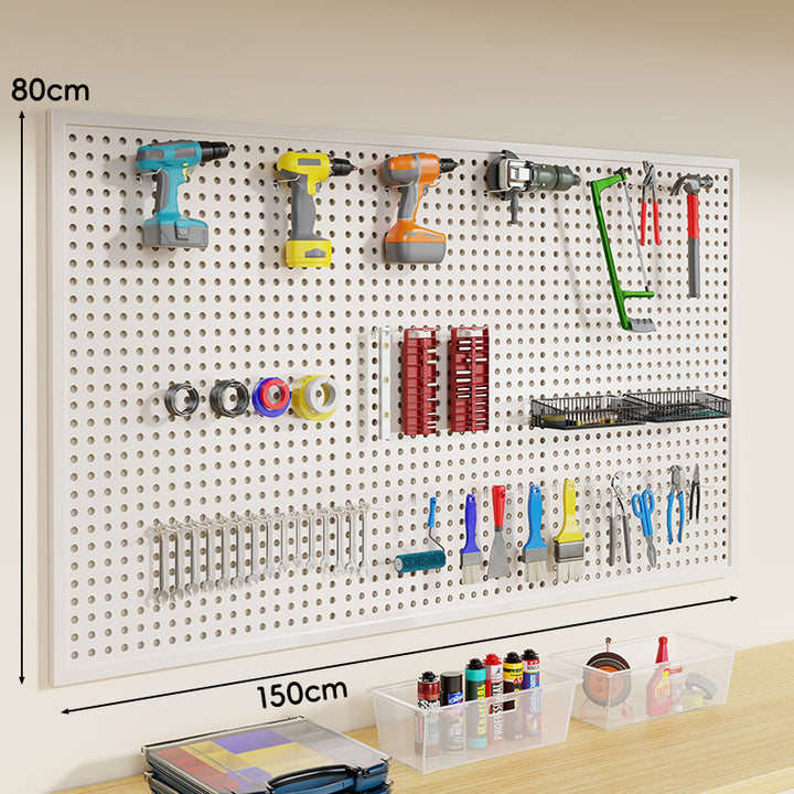 Pegboard Double-Prong Metal Hooks Compact Heavy-Duty Display Hangers