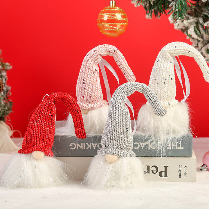 Cute LED Santa Claus Hanging Decoration