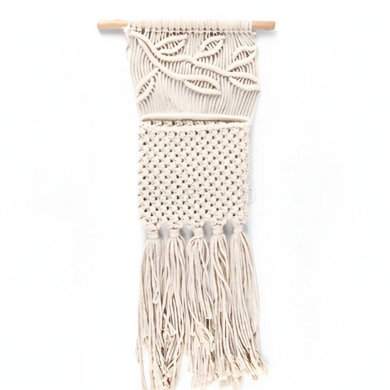 Macrame Wall Hanging with Elegant Fringe Look