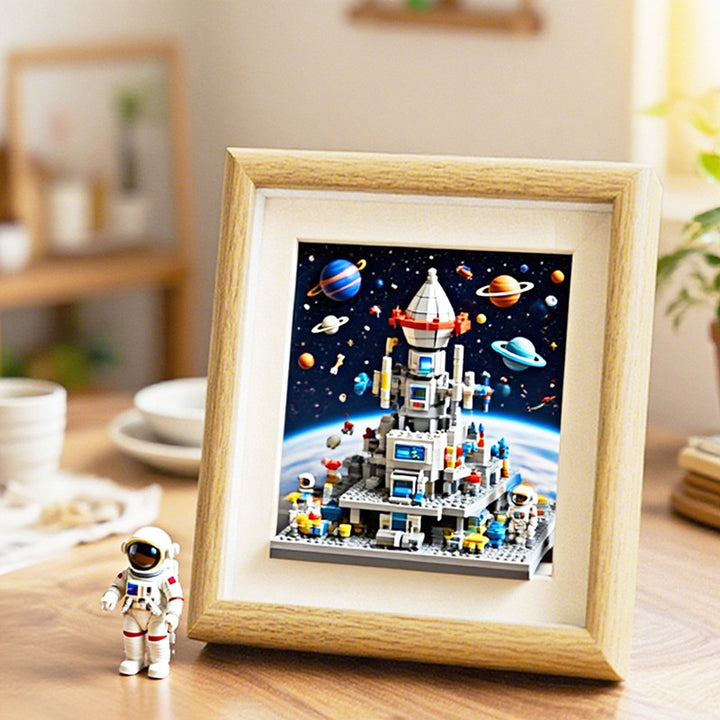 Space-Themed Wall Art Frame