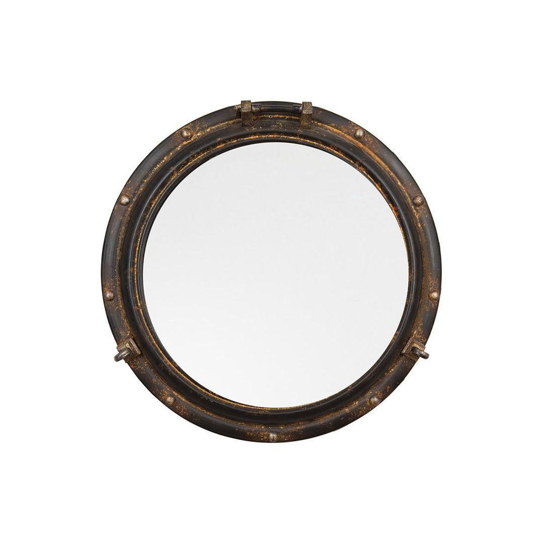 Nautical-Inspired Round Decorative Wall Mirror