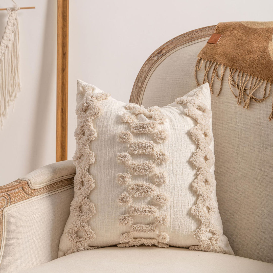 Decorative Textured Throw Pillow