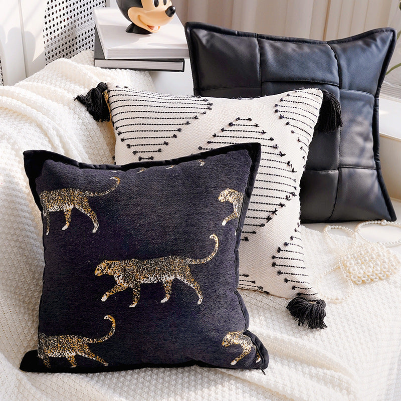Abstract Woven Decorative Pillow