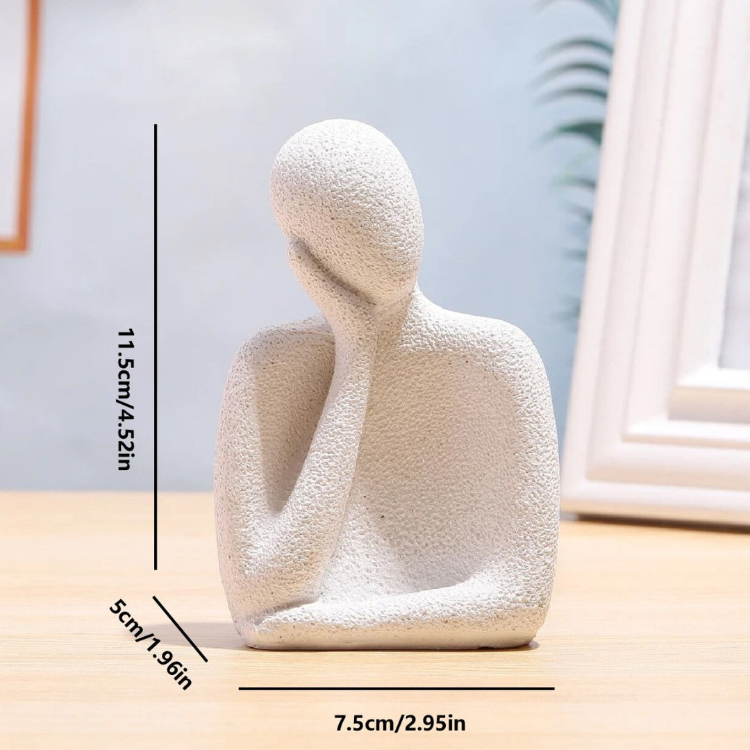Contemplative Pose Decorative Figurine