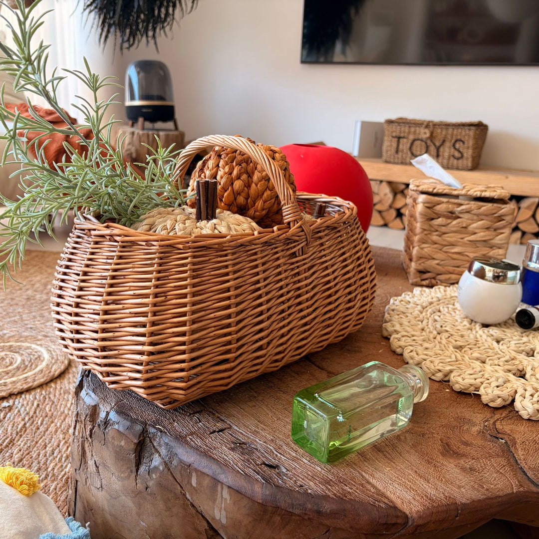 Elegant Handcrafted Storage Basket