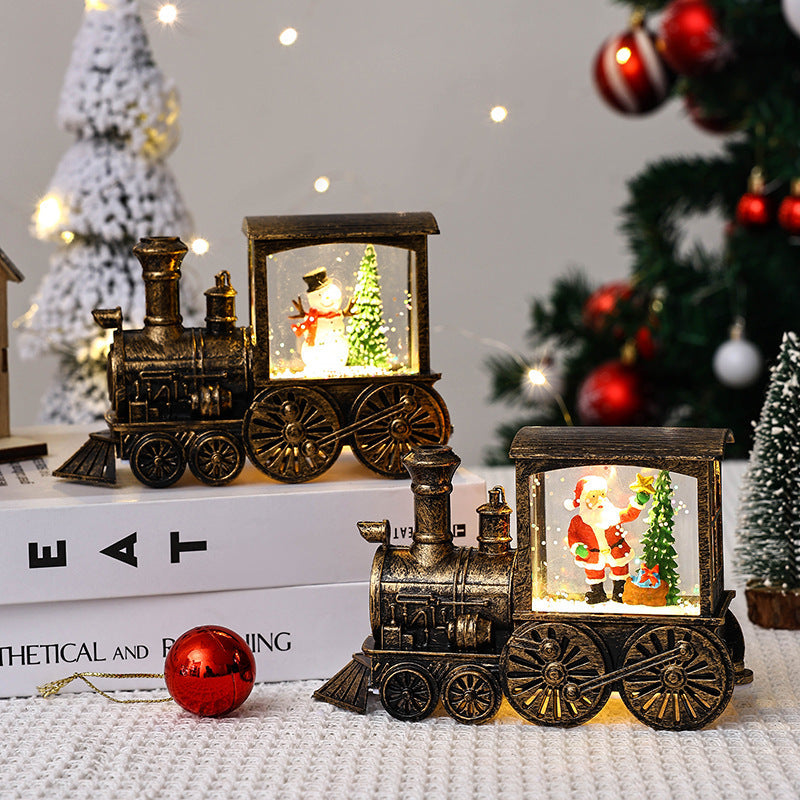 Decorative Snowball Locomotive