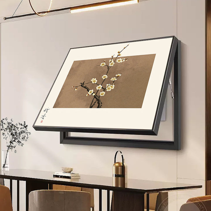 Elegant Framed Floral Blossom Art Print