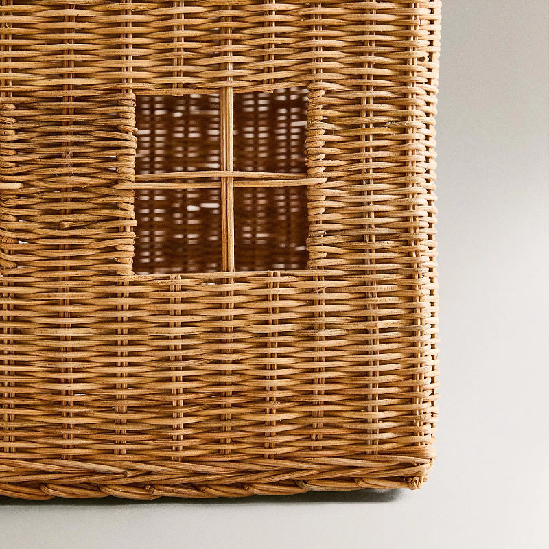 Creative storage basket in house design