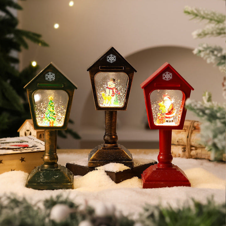 Illuminated Christmas lantern