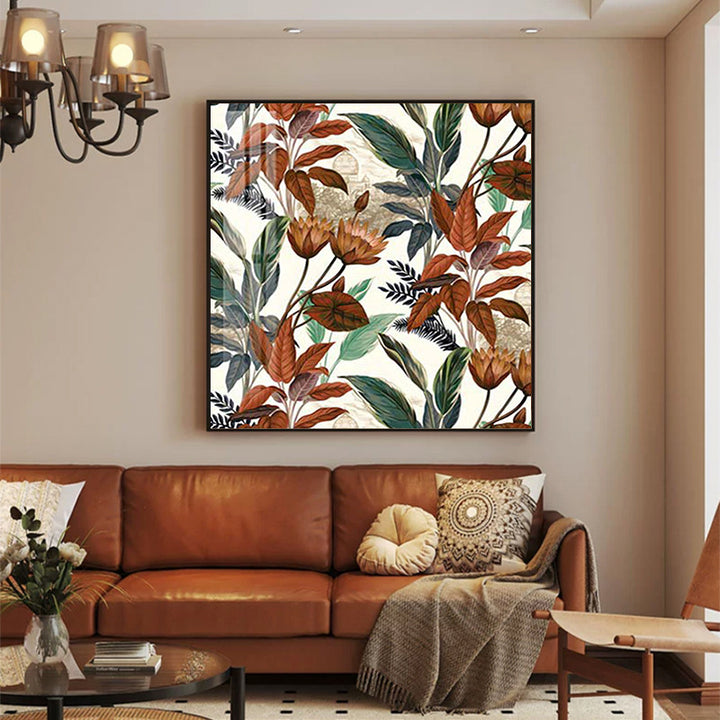 Decorative Framed Botanical Print Artwork