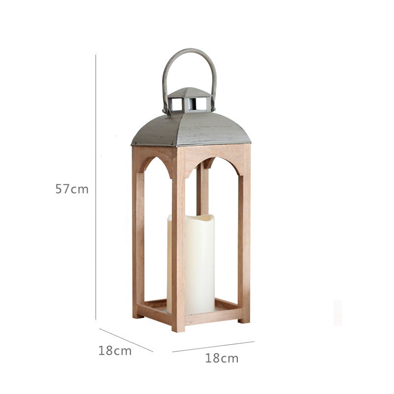 Decorative wooden lantern