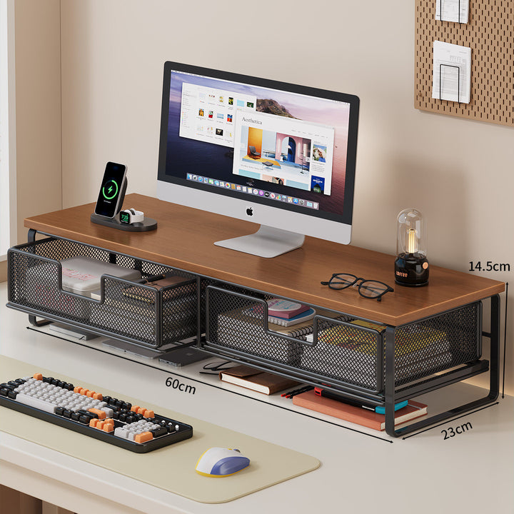 Multi-Functional Wire Mesh Desktop Organizer