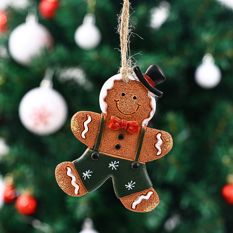 Decorative Christmas figure in gingerbread man design