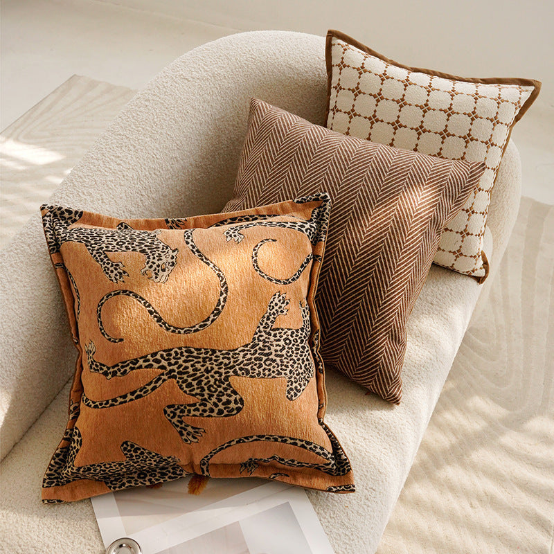 Decorative Woven Textured Throw Pillow