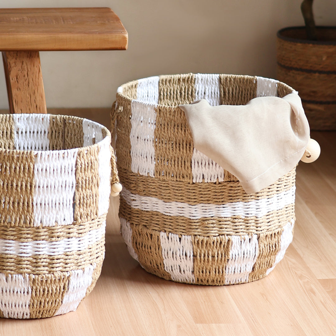 Handcrafted storage basket
