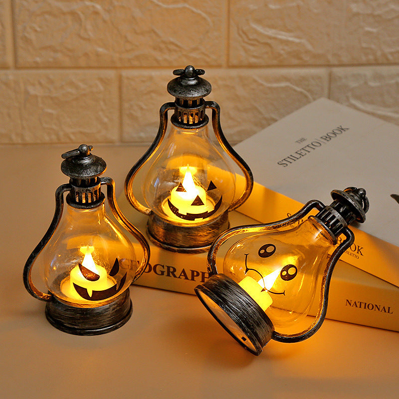Creepy Halloween Oil Lamp