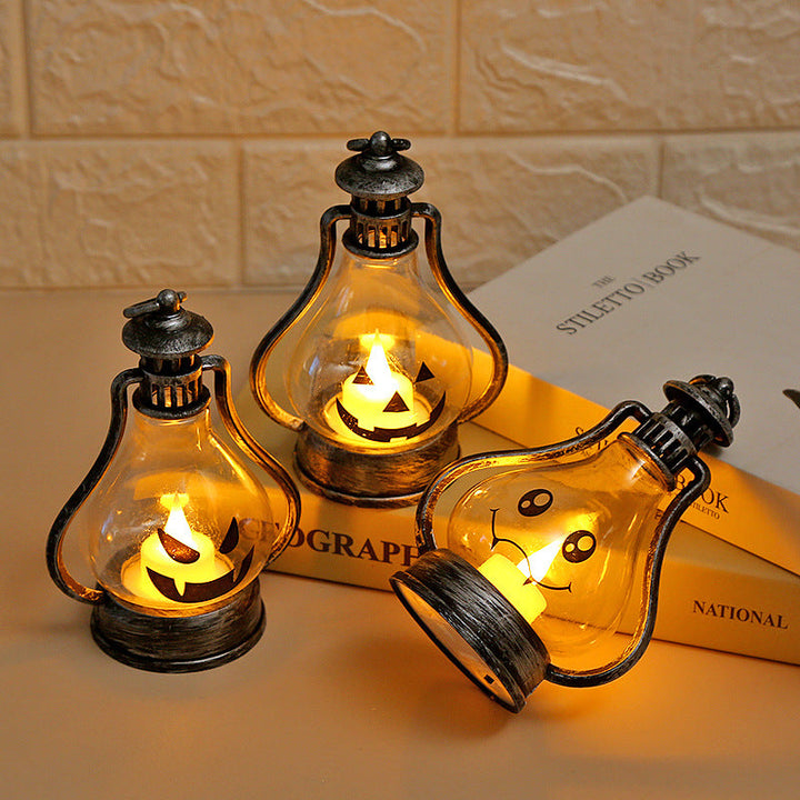 Creepy Halloween Oil Lamp