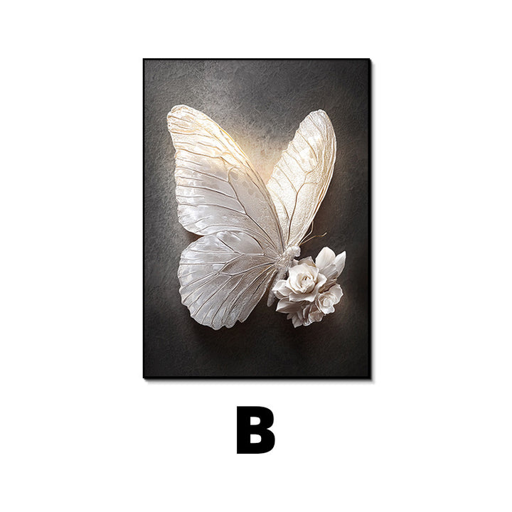 Butterfly-Inspired Decorative Wall Light
