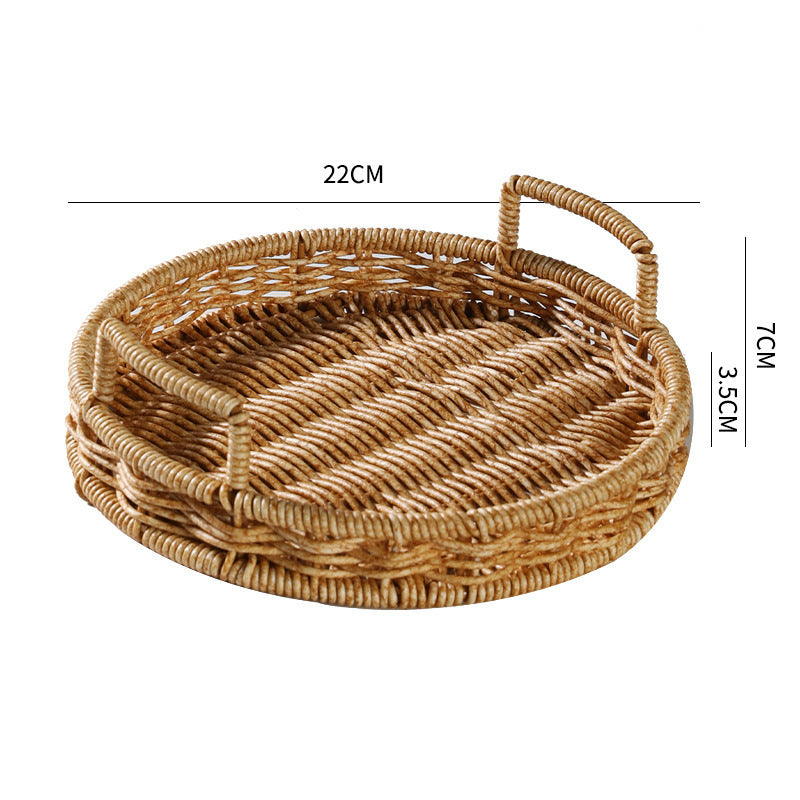 Handcrafted Wicker Storage Basket