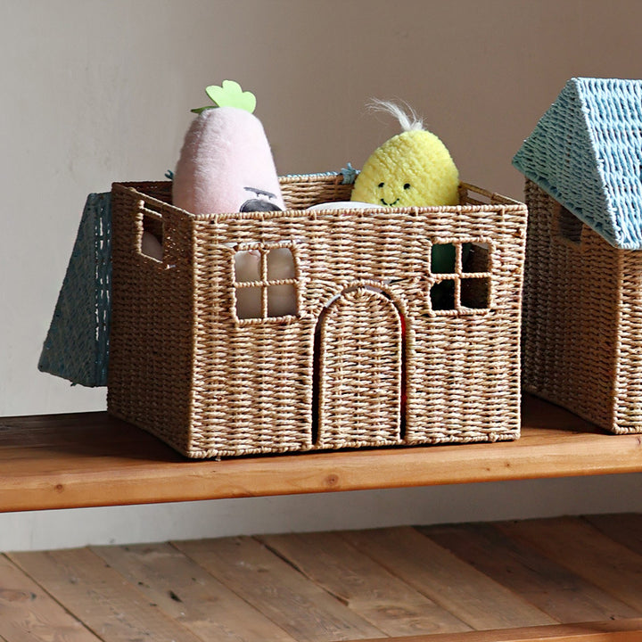 Charming storage basket in house design