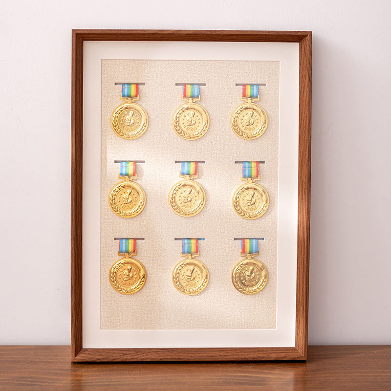 Decorative Medal Display Shadow Box Frame for Home