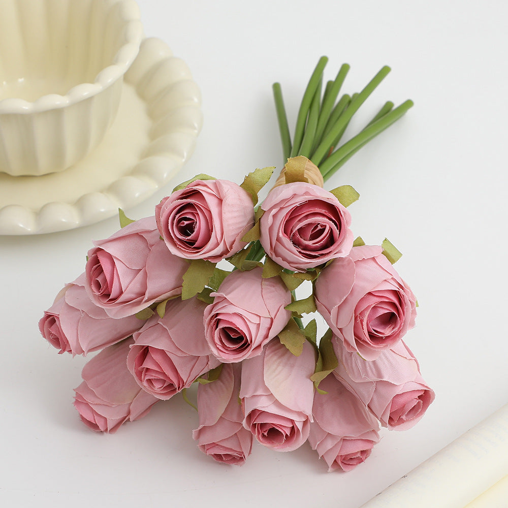 Artificial rose bouquet with fine details