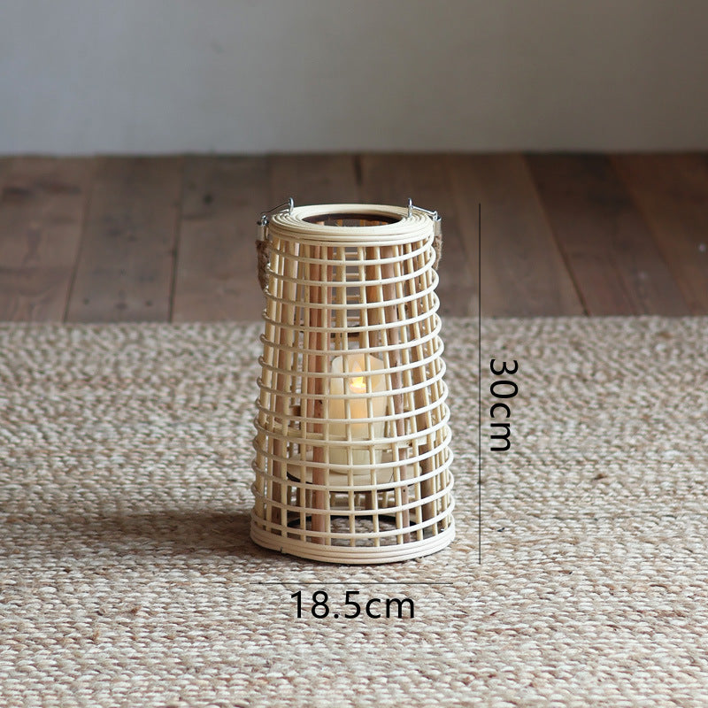 High-quality basket lamp in natural design