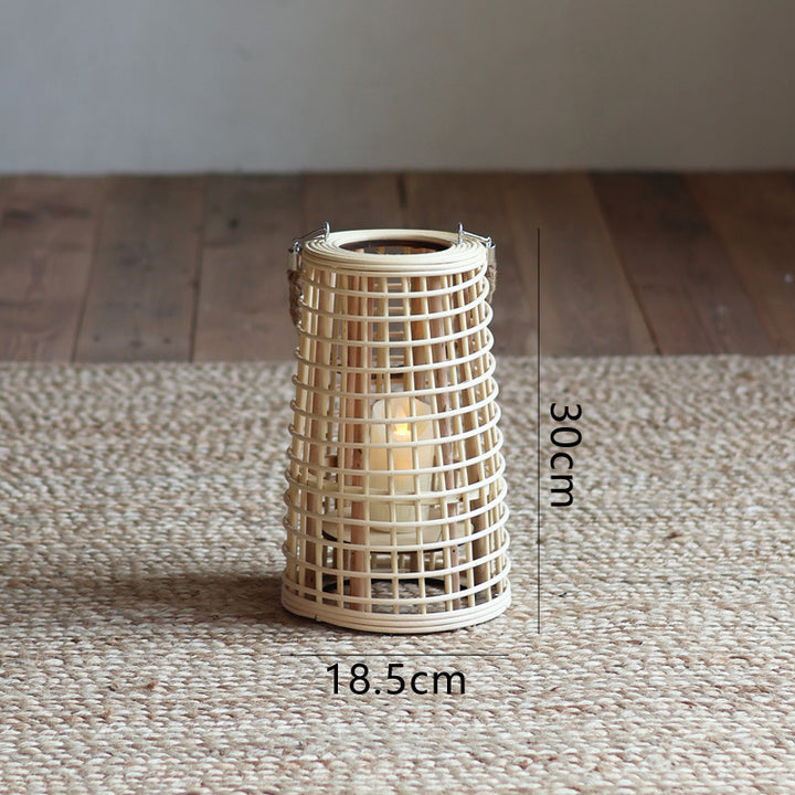 High-quality basket lamp in natural design