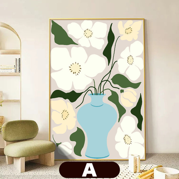 Floral Themed Wall Art Print