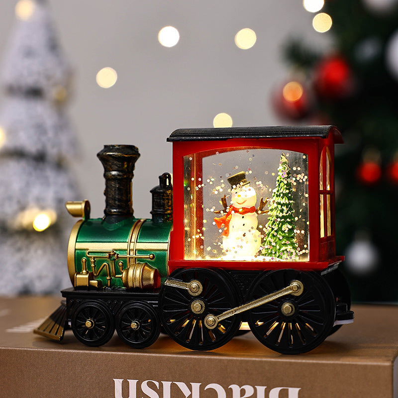 Snow Globe Lamp