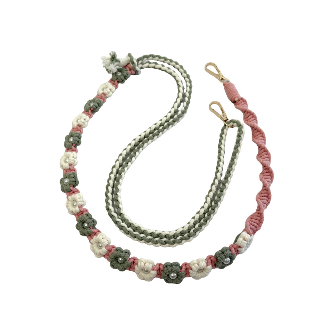 Stylish Floral Embroidered Dog Leash