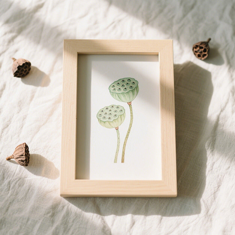 Decorative Botanical Illustration Frame
