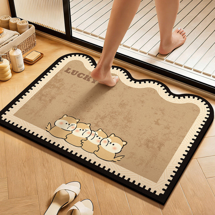 WoCute Cartoon Bath Mat