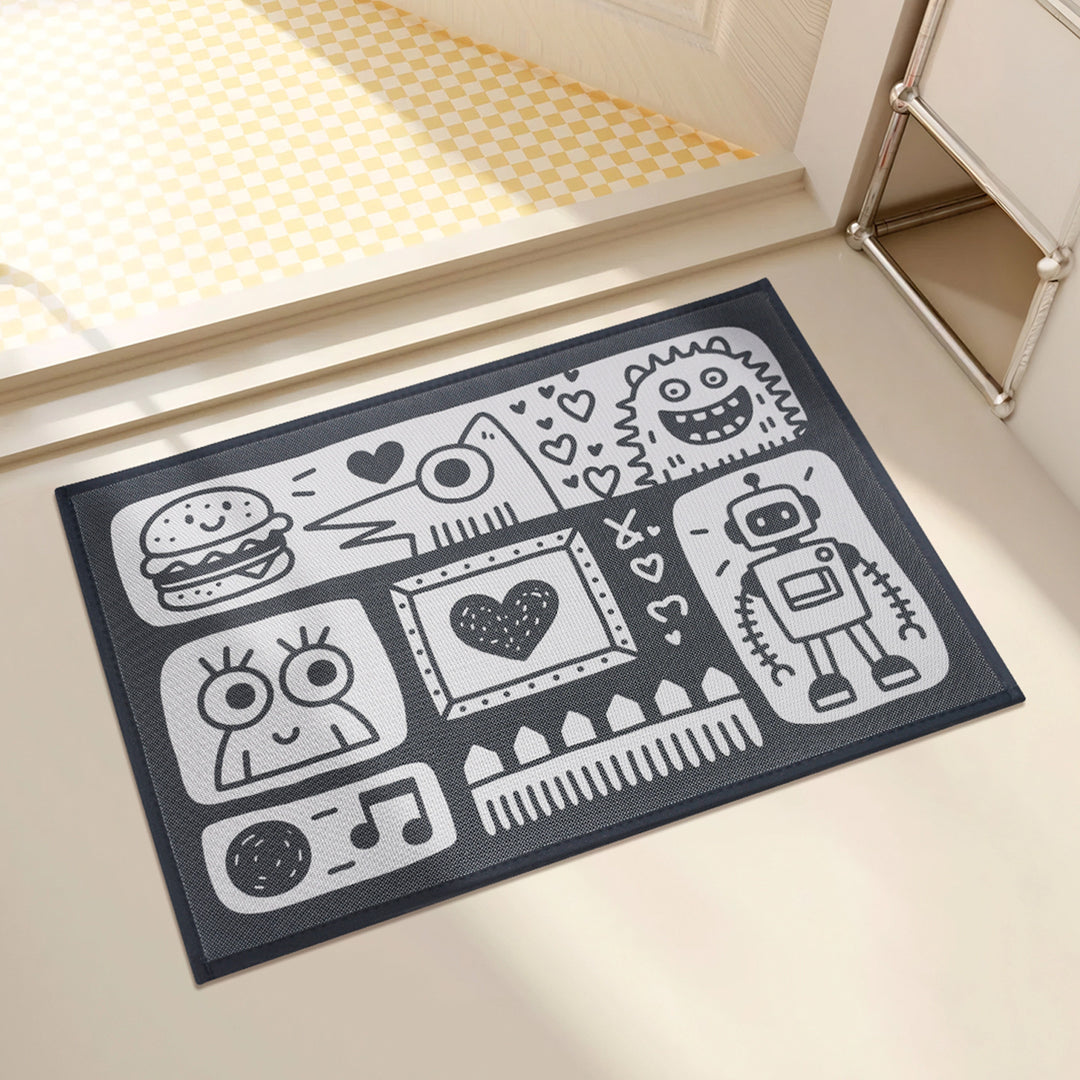 Adorable Capybara-Themed Door Mat for Home