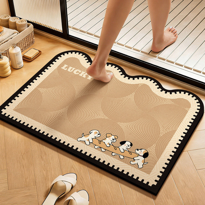 WoCute Cartoon Bath Mat