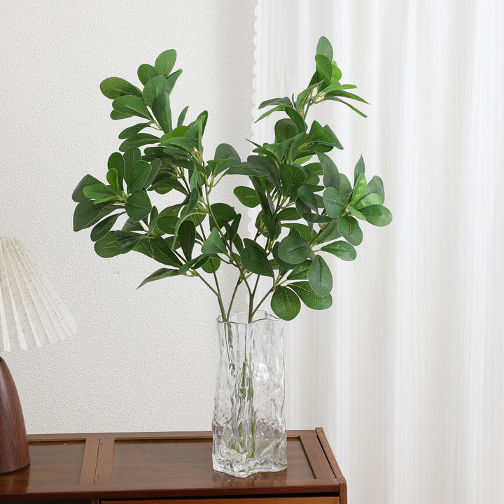 More elegant artificial branch with realistic leaves